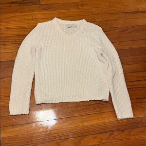 Sonoma White Knit Pullover
